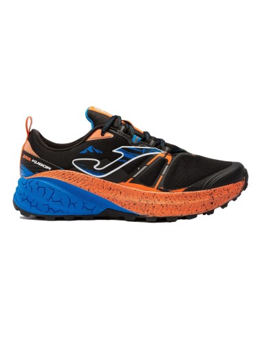 ZAPATILLAS JOMA TRAIL KUBOR 22 HOMBRE NEGRO NARANJA FLÚOR