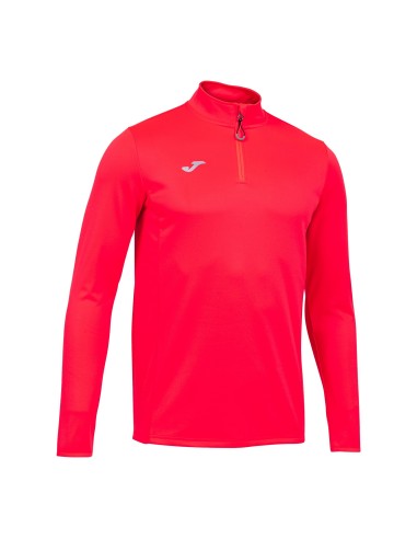 SUDADERA RUNNING NIGHT CORAL FLÚOR