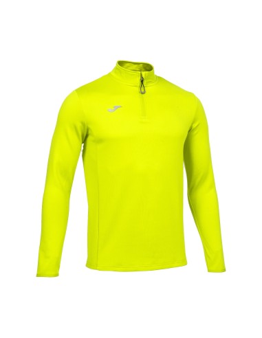 SUDADERA RUNNING NIGHT AMARILLO FLÚOR